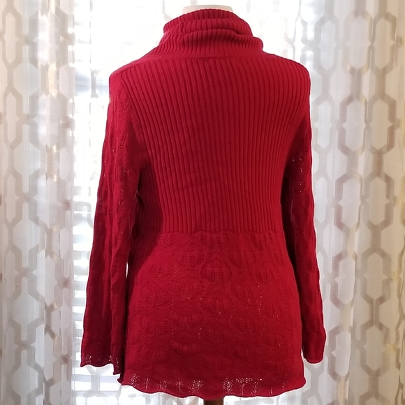 Style & Co. Cowl Neck Swing-Hem Sweater Plus Size - Picture 2 of 7